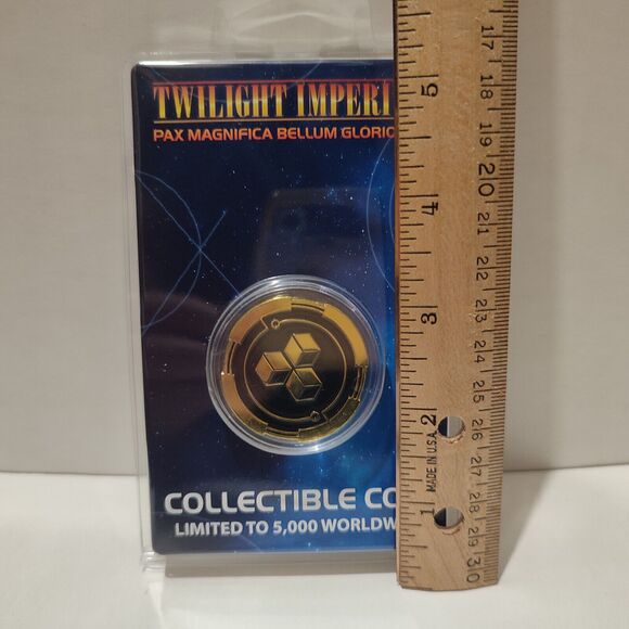 Twilight Imperium Limited Edition Embossed Coin Double Sided Collectible Badge - Picture 3 of 3